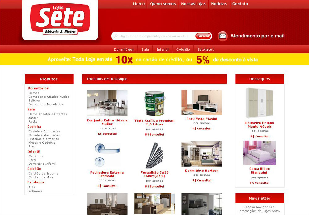 E-commerce Lojas Sete