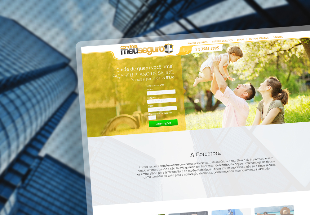 Criação de Site para Meu Seguro de São Luís/MA, com o propósito de apresentar os diferenciais que a Criação de Site para Meu Seguro de São Luís/MA, com o propósito de apresentar os diferenciais que a