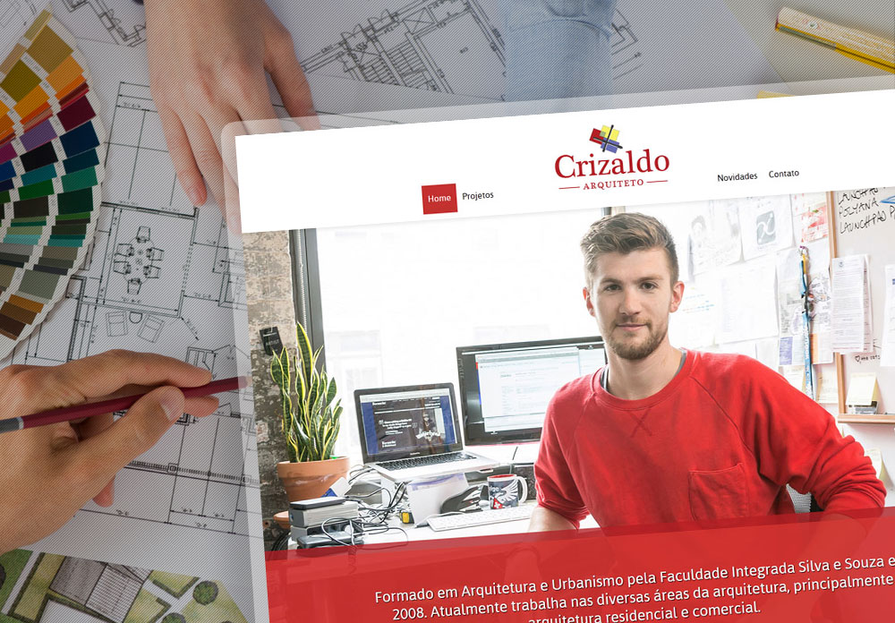 Criação de Sites Arquiteto e Urbanista Crizaldo