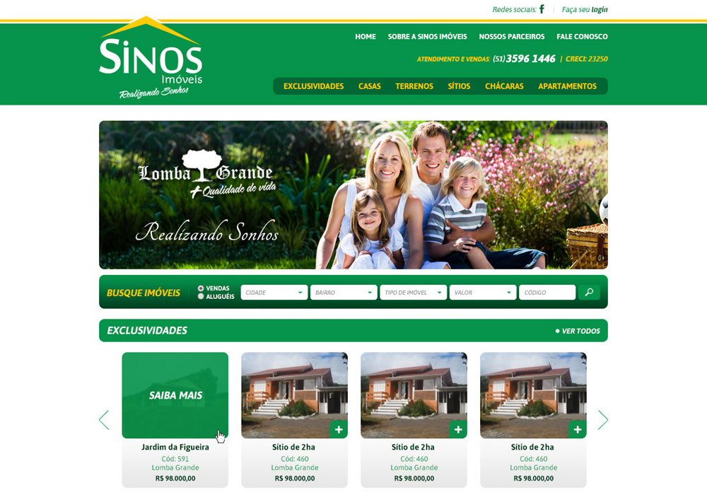 Criação de Sites Corretores, Imobiliária, Imóveis a Venda Criação de Sites Corretores, Imobiliária, Imóveis a Venda
