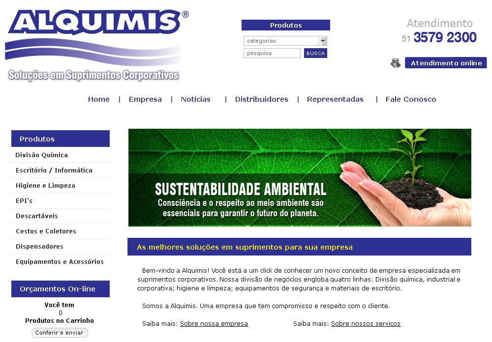 Criação de Sites Distribuidora Suprimentos Corporativos Criação de Sites Distribuidora Suprimentos Corporativos