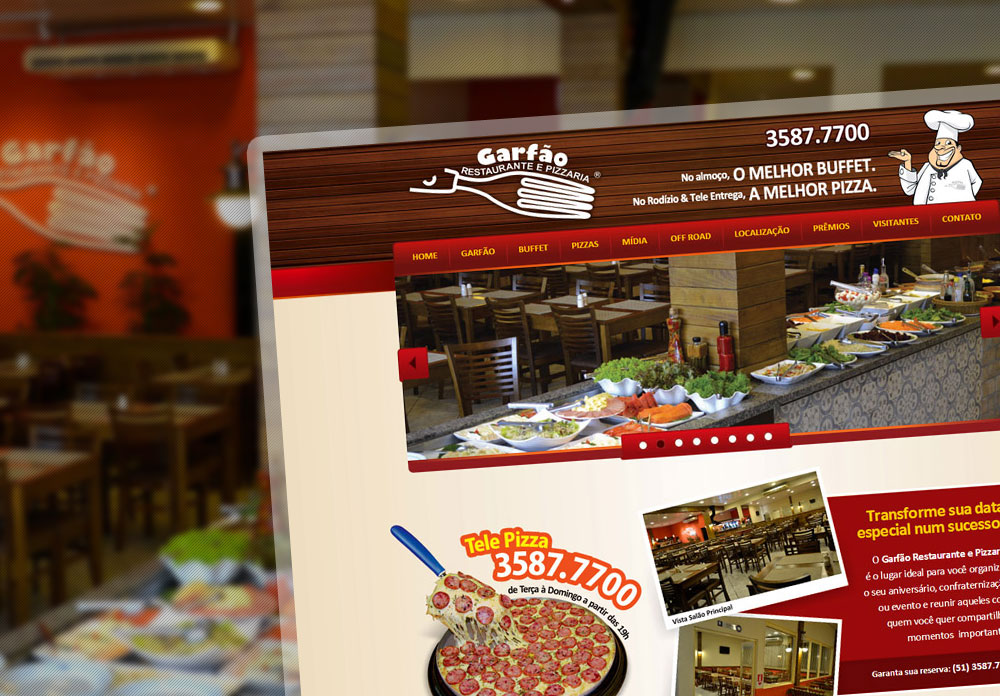 Criação de Sites Restaurante e Pizzaria