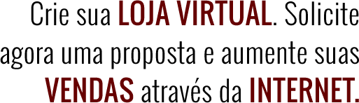 Criação de Loja Virtual